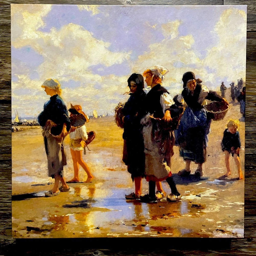 The Oyster Gatherers of Cancale 500 Piece Jigsaw Puzzle 🧩 Rare.